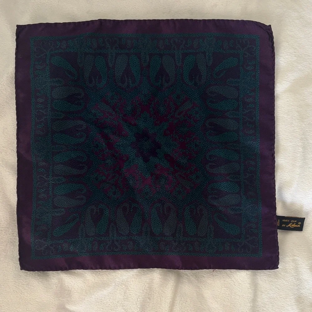 4 Pocket Scarves-Multi colors and patterns 100% silk